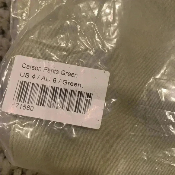 Princess Polly CARSON PANTS GREEN - Picture 7 of 7